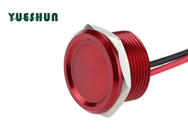 Китай Подгонянный цвет Пьезо переключателя касания красный для панели отверстия установки 25мм дистрибьютор